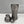Load image into Gallery viewer, Unassembled dark antique grey 3-piece shaker. Showing the cup, strainer and cap