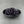 Load image into Gallery viewer, Cooked, dark purple Blueberry tapioca fruit pearls in a small black ceramic dish