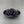 Load image into Gallery viewer, Cooked, dark purple Blueberry tapioca fruit pearls in a small black ceramic dish