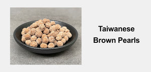 Uncooked Brown Tapioca boba Pearls