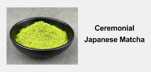 Rich vibrant green ceremonial matcha powder