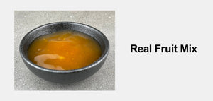 Rich orange passionfruit real fruit fruit mix