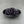 Load image into Gallery viewer, Cooked, dark purple Blueberry tapioca fruit pearls in a small black ceramic dish
