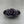 Load image into Gallery viewer, Cooked, dark purple Blueberry tapioca fruit pearls in a small black ceramic dish
