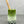 Load image into Gallery viewer, A glass of cold Matcha Latte Bubble tea with Blueberry pearls, ice and a reusable bamboo bubble tea straw
